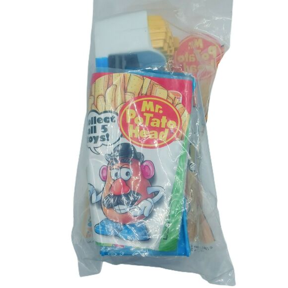 Burger King 1999 Mr. Potato Head Fry Jumper Kids Meal Toy Sealed Vintage NIP - Picture 4 of 12